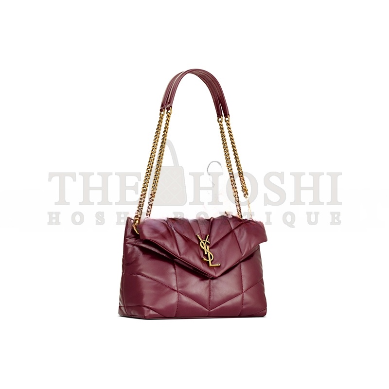 Y51 PUFFER SMALL IN SHINY LEATHER 577476AAFE16593 (29*17*11cm) Master Quality